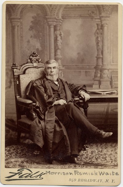 Morrison Remick Waite (1816-88), Oberster Richter der USA; Foto von Benjamin Falk, New York von American Photographer